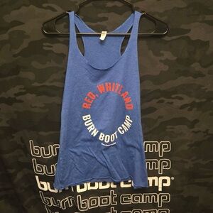 Burn Boot Camp Blue Women's Tank Top